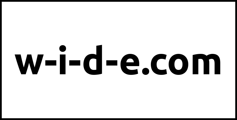 w-i-d-e.com