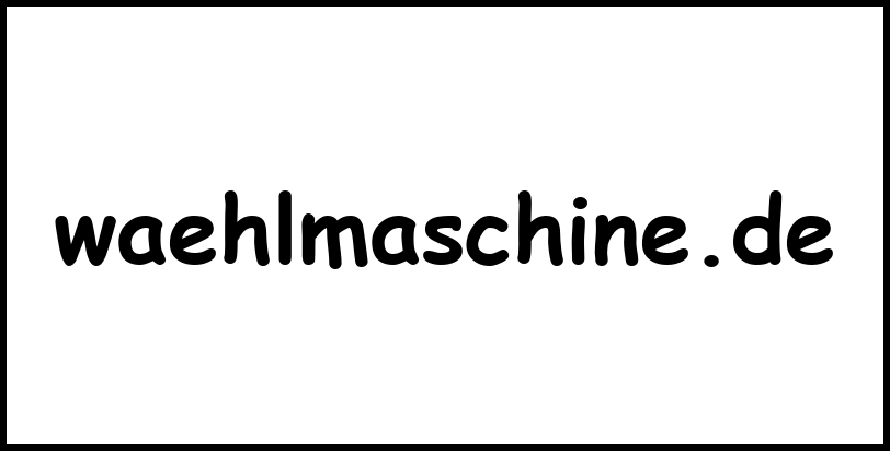 waehlmaschine.de