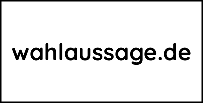 wahlaussage.de