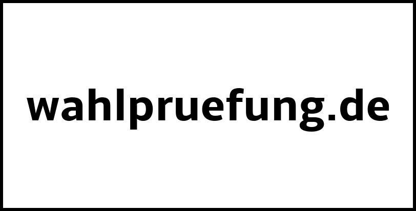 wahlpruefung.de