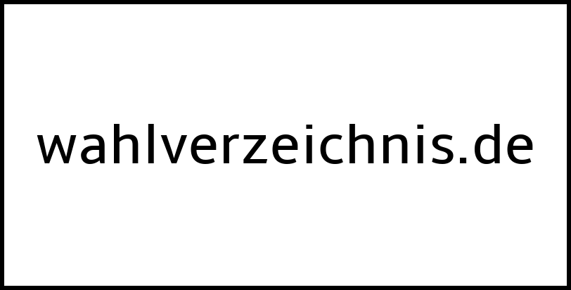 wahlverzeichnis.de