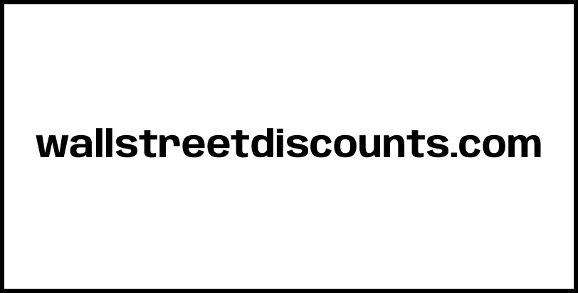 wallstreetdiscounts.com