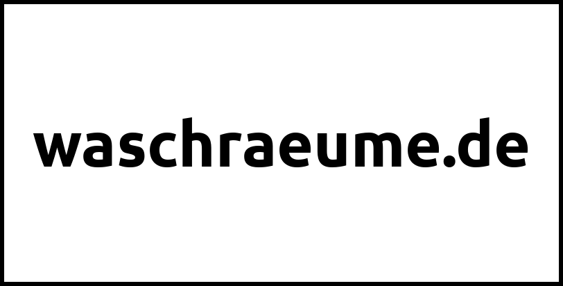 waschraeume.de