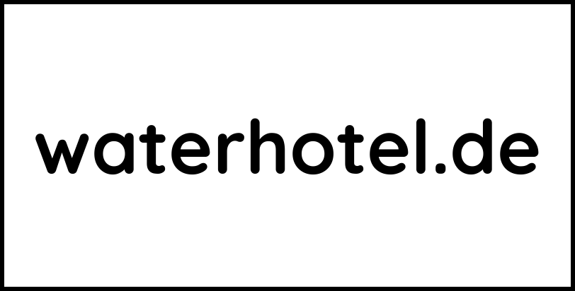 waterhotel.de