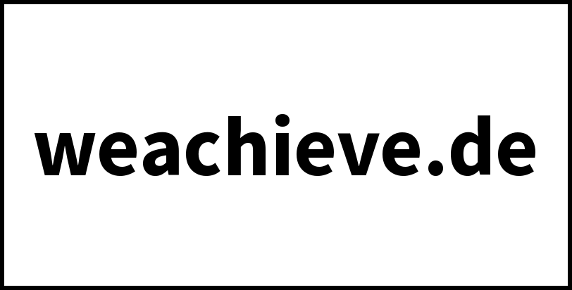 weachieve.de