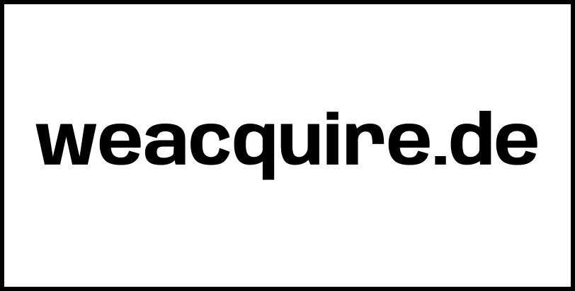 weacquire.de