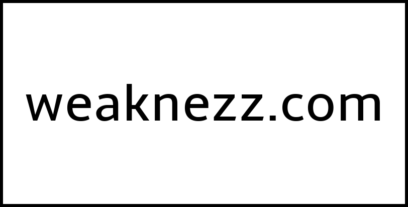 weaknezz.com