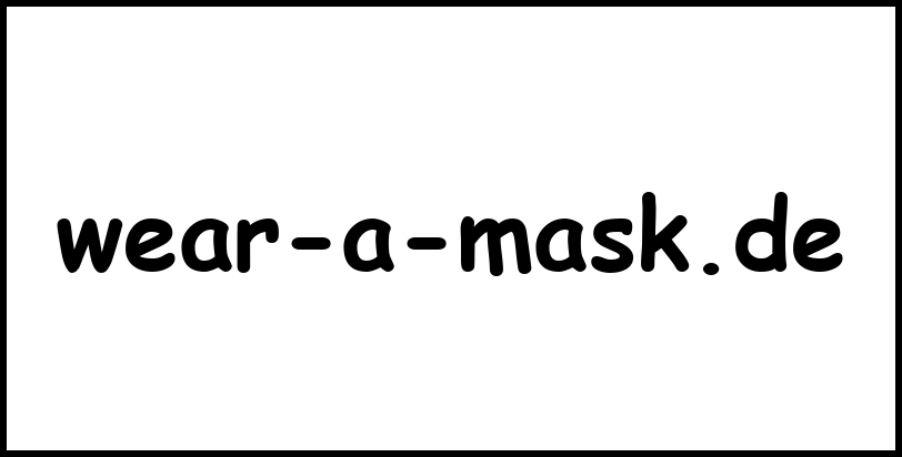 wear-a-mask.de