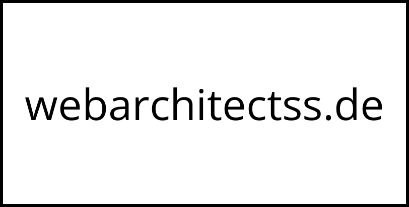 webarchitectss.de