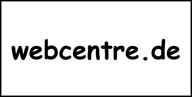 webcentre.de