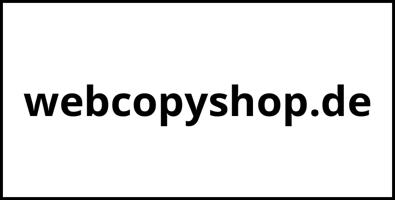 webcopyshop.de