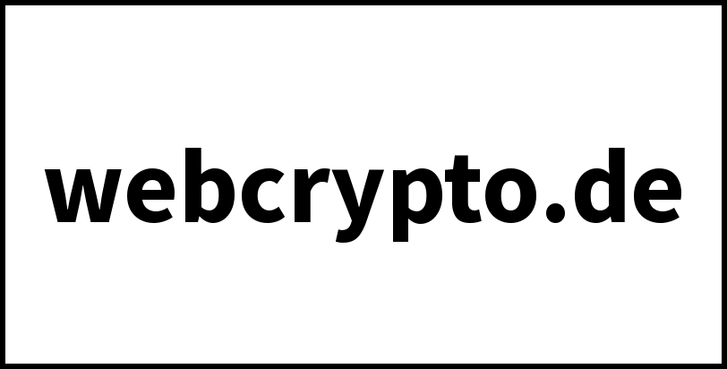 webcrypto.de