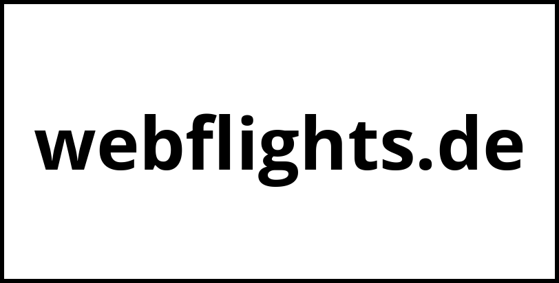 webflights.de