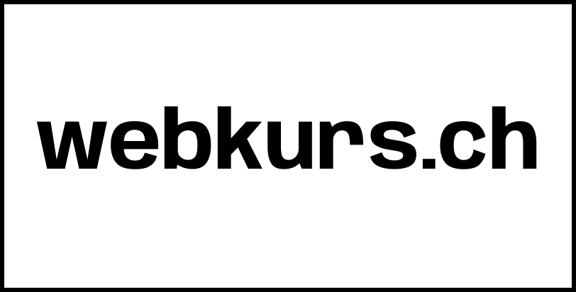 webkurs.ch