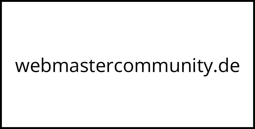 webmastercommunity.de