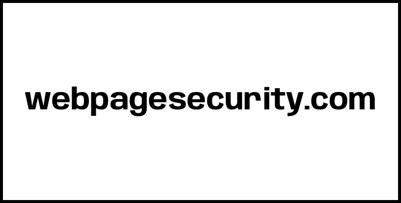 webpagesecurity.com