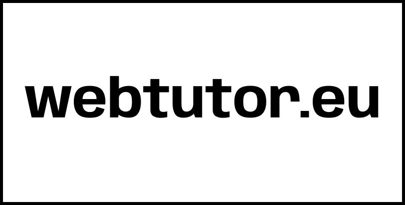 webtutor.eu