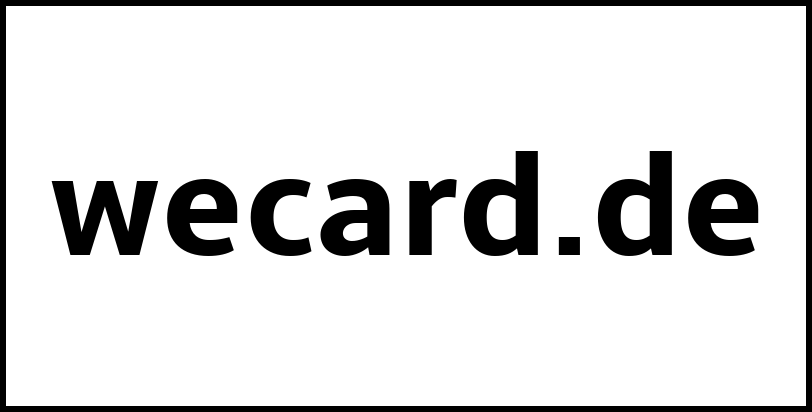 wecard.de