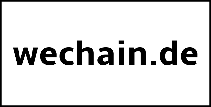 wechain.de