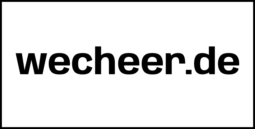 wecheer.de