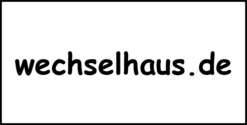 wechselhaus.de