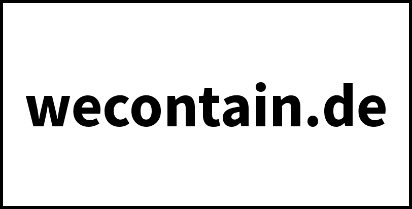 wecontain.de