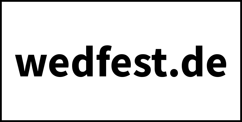 wedfest.de