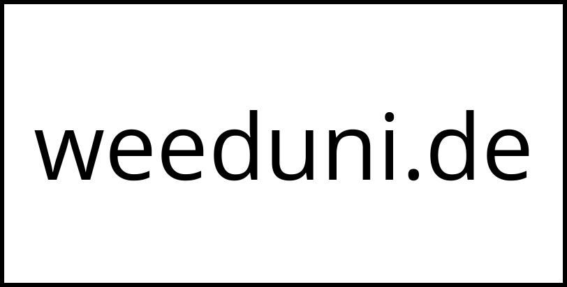 weeduni.de