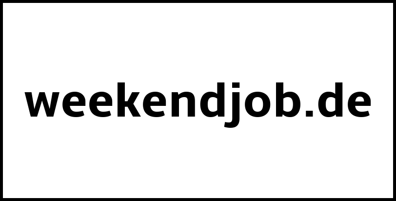 weekendjob.de