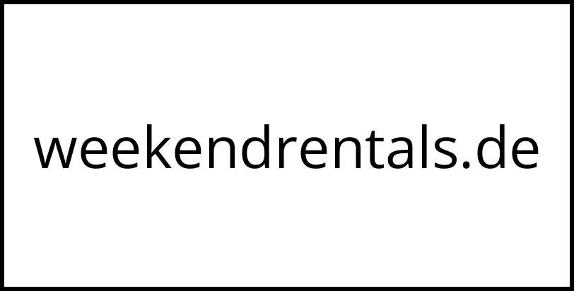 weekendrentals.de