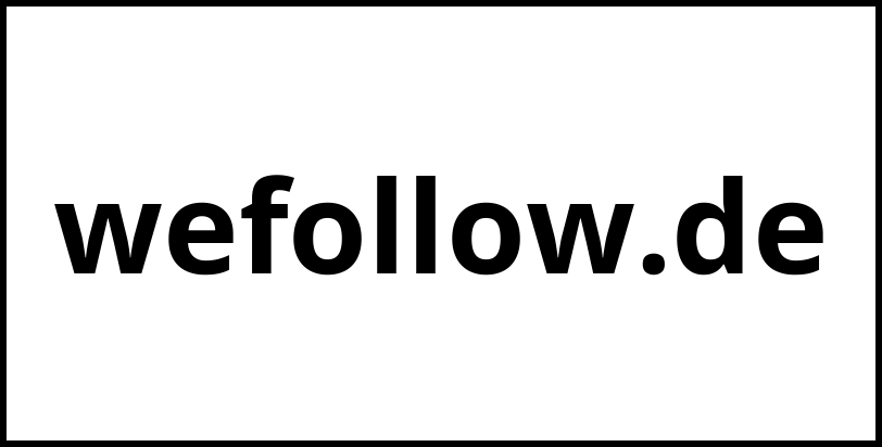 wefollow.de