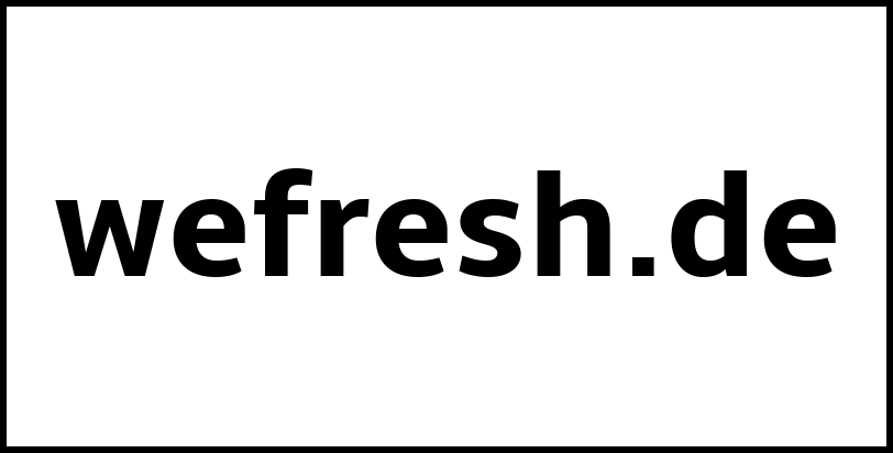 wefresh.de