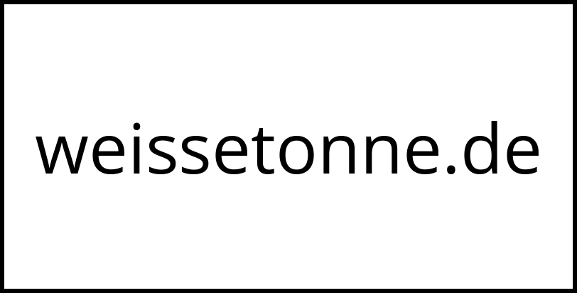 weissetonne.de