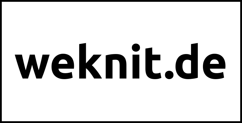 weknit.de