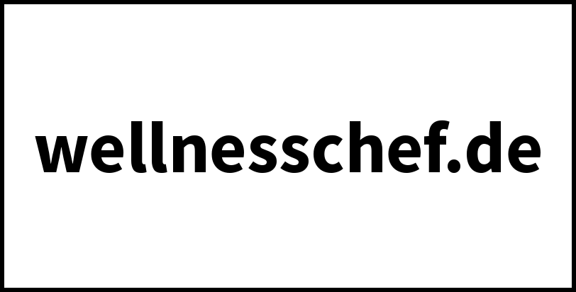 wellnesschef.de