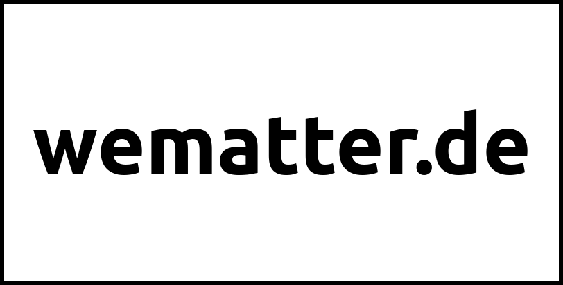 wematter.de