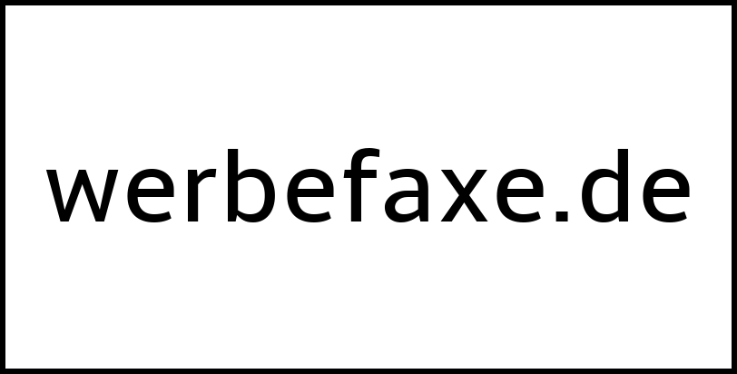 werbefaxe.de