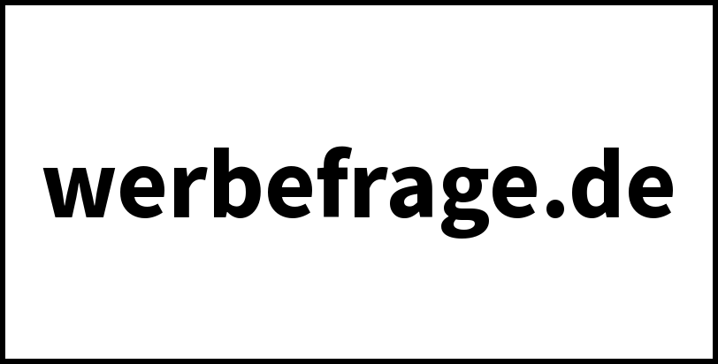 werbefrage.de