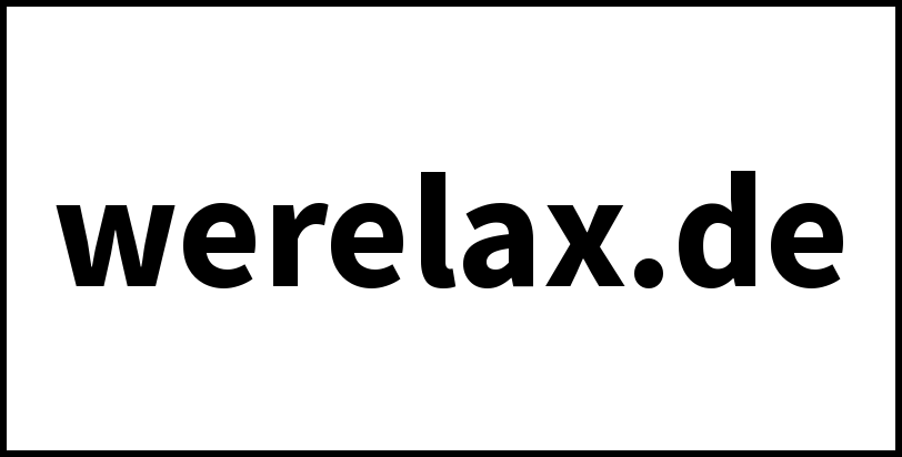 werelax.de