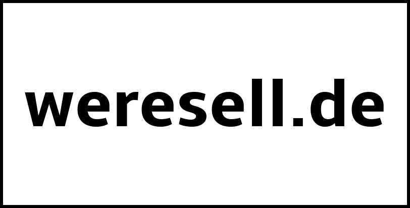 weresell.de