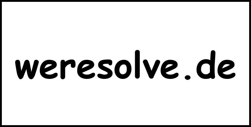 weresolve.de