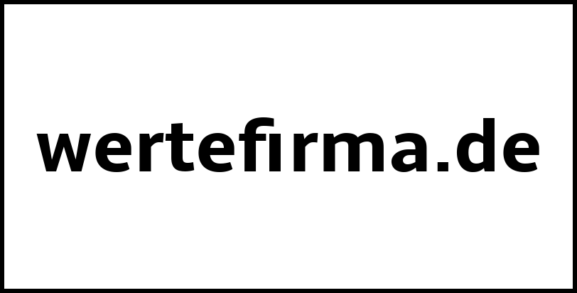 wertefirma.de