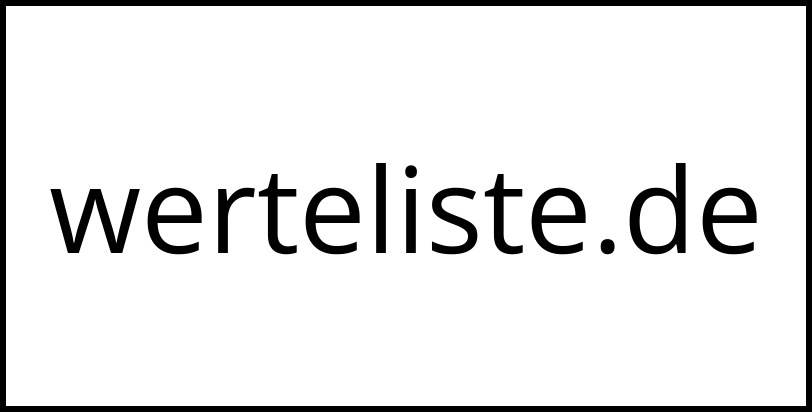 werteliste.de