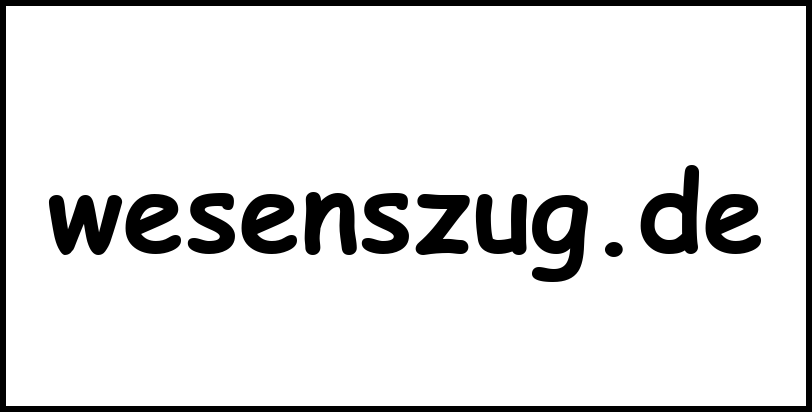 wesenszug.de