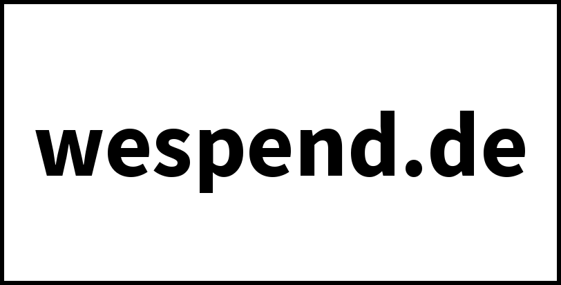 wespend.de