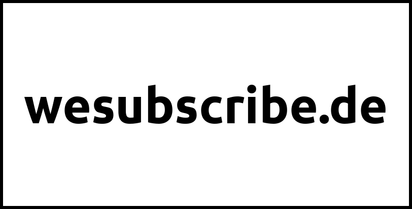 wesubscribe.de