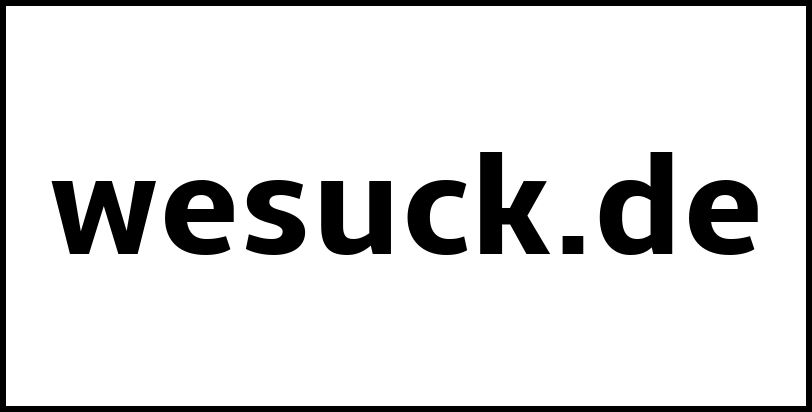 wesuck.de