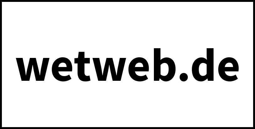 wetweb.de