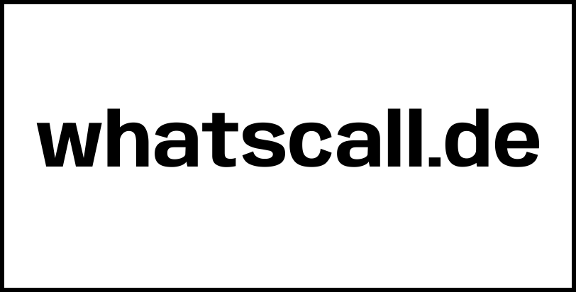 whatscall.de