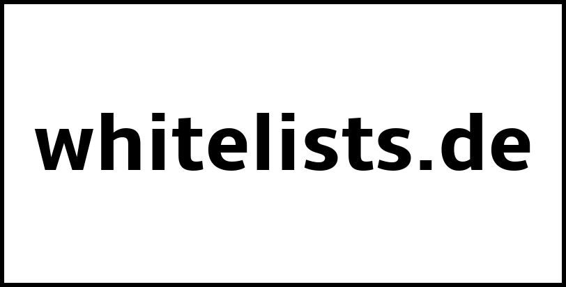 whitelists.de